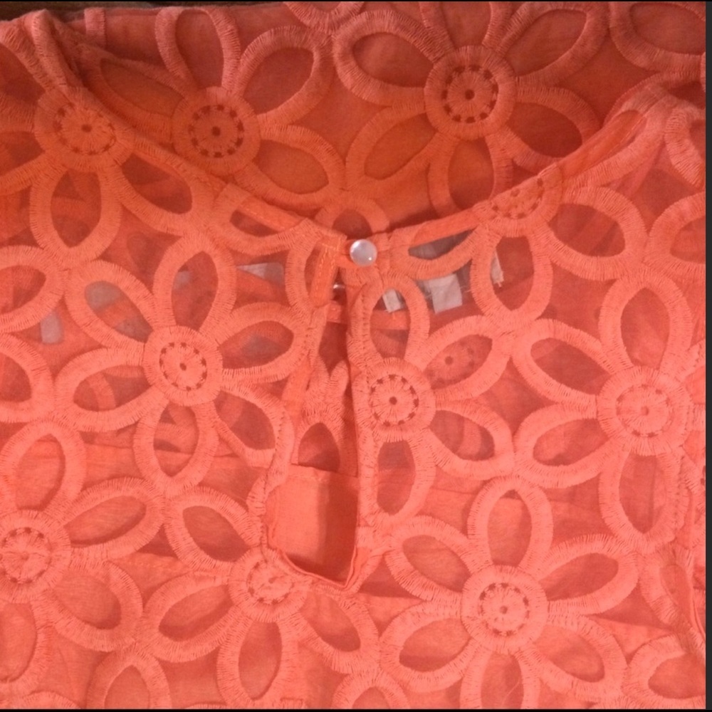 Mud Pie new coral petals floral shift dress size small - Picture 5 of 7